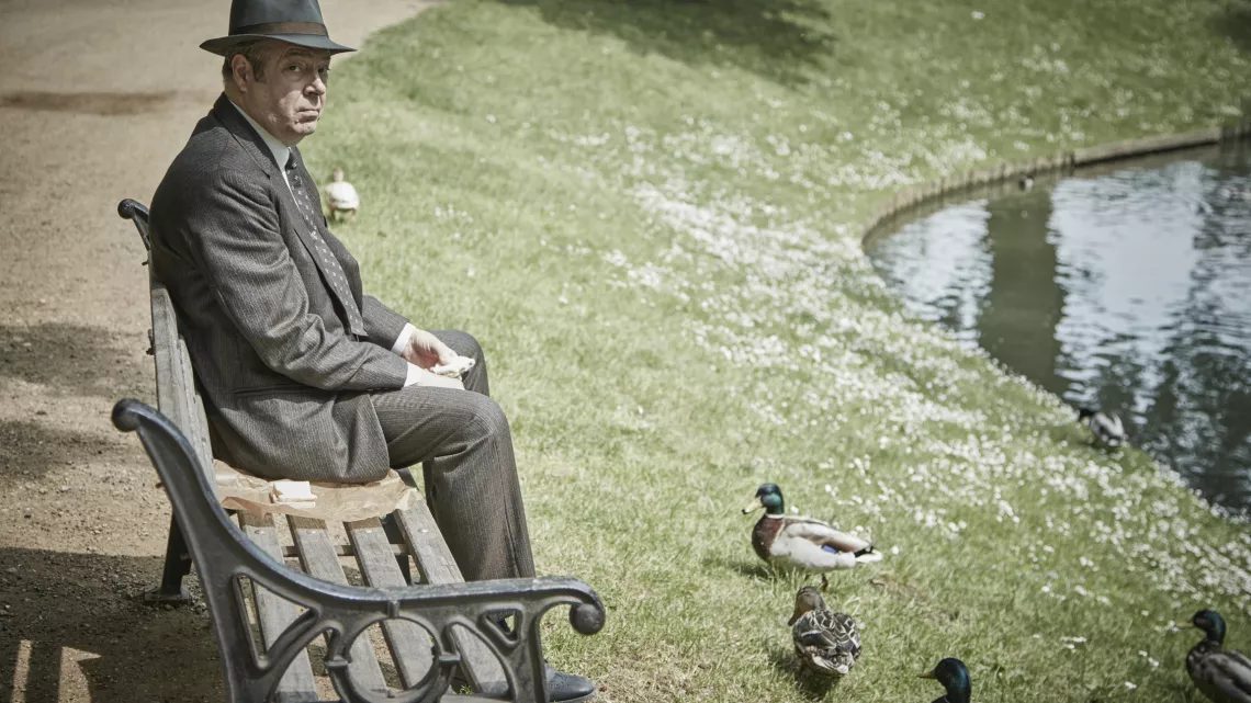 Photo extraite de l'épisode Échec et mat, saison 4 des Enquêtes de Morse