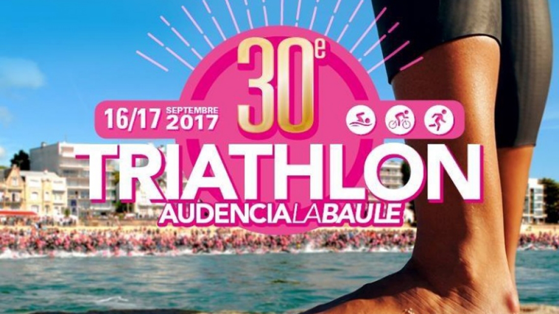 affiche Triathlon Audencia La Baule 2017