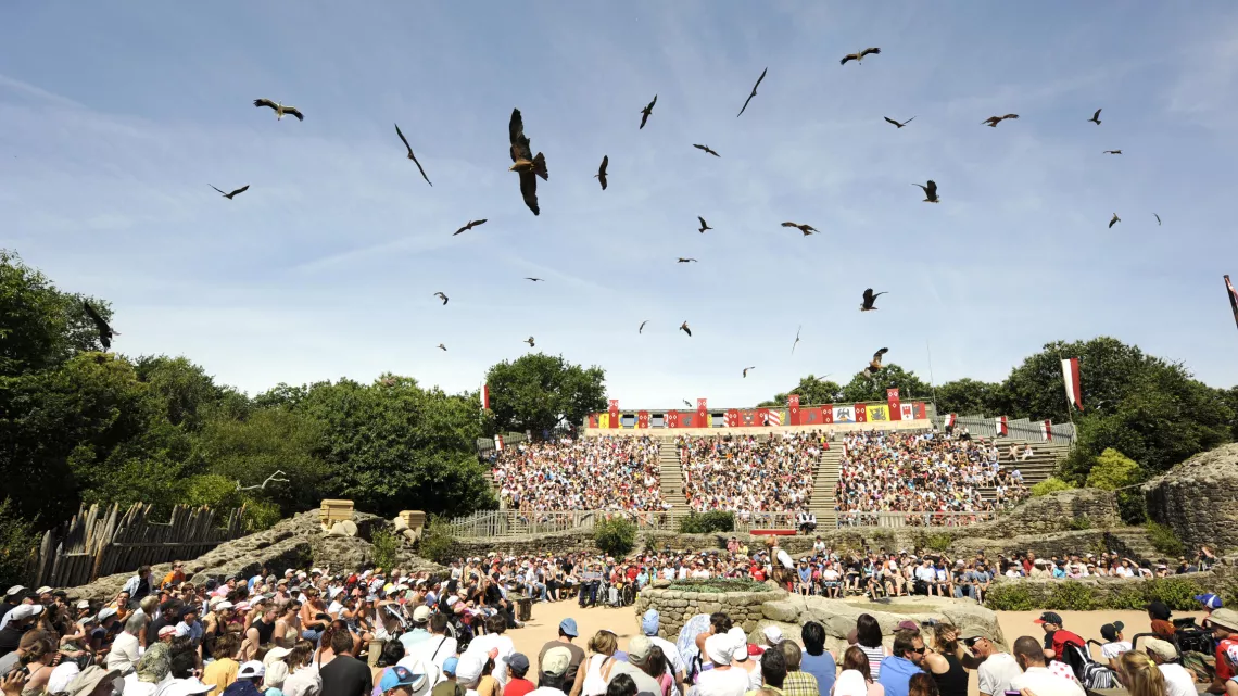 Spectacle "Le bal des oiseaux fantômes" au Puy du Fou / sur France 4