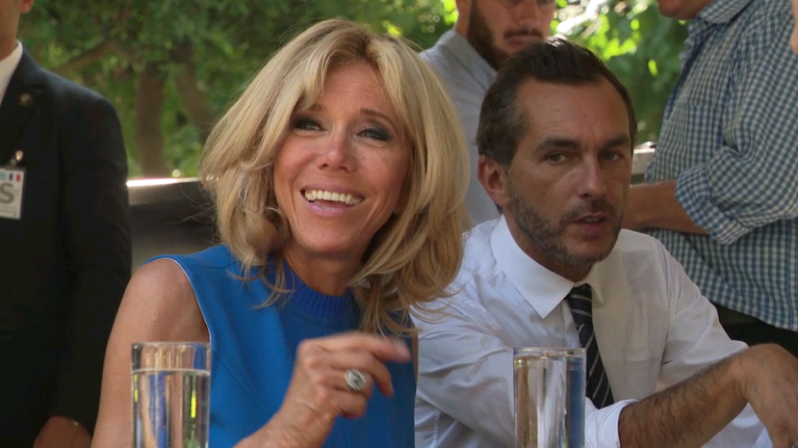 Brigitte Macron en voyage en Grèce