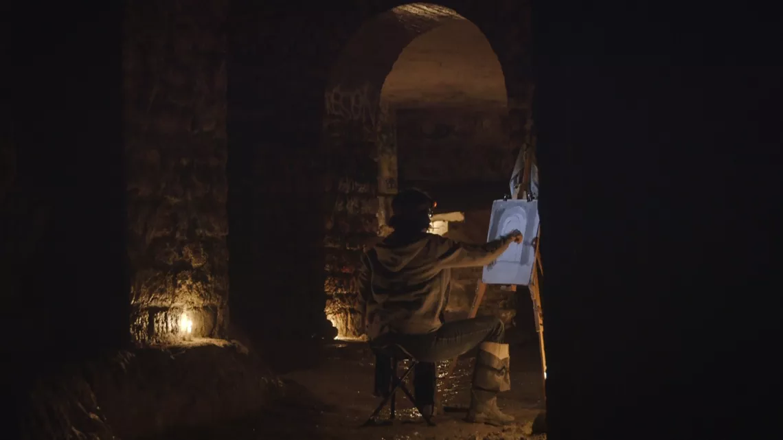 Marine, peintre des catacombes