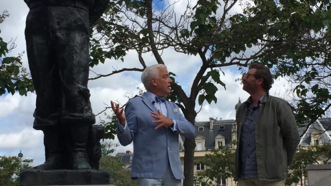 Frédérick et Yvan Place d'Italie