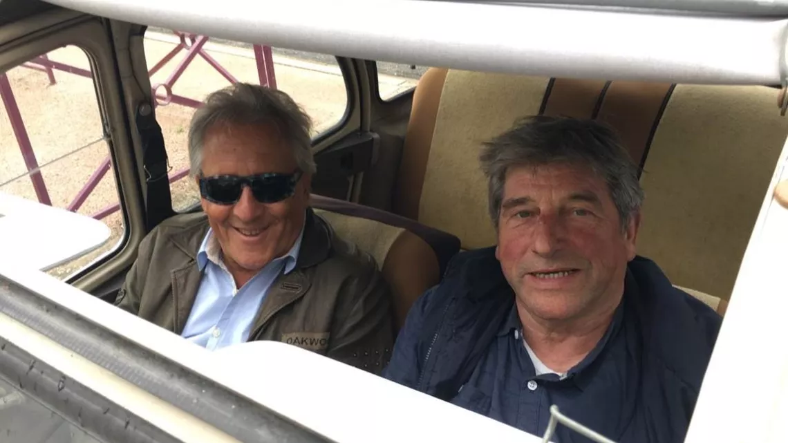 Gilbert Montagné et son copain Lulu