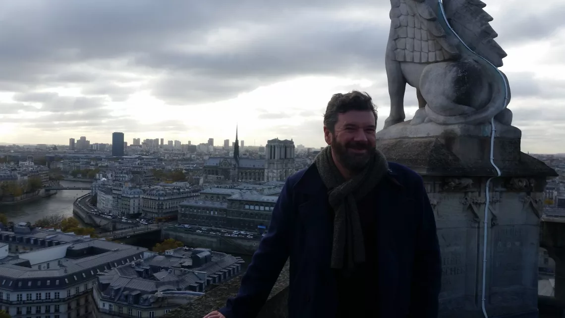 	 Yvan au sommet de la Tours Saint-Jacques