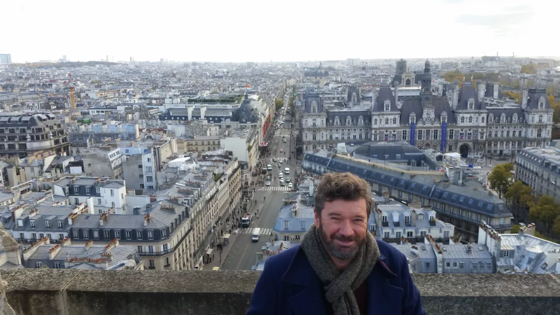 Yvan au sommet de la Tours Saint-Jacques