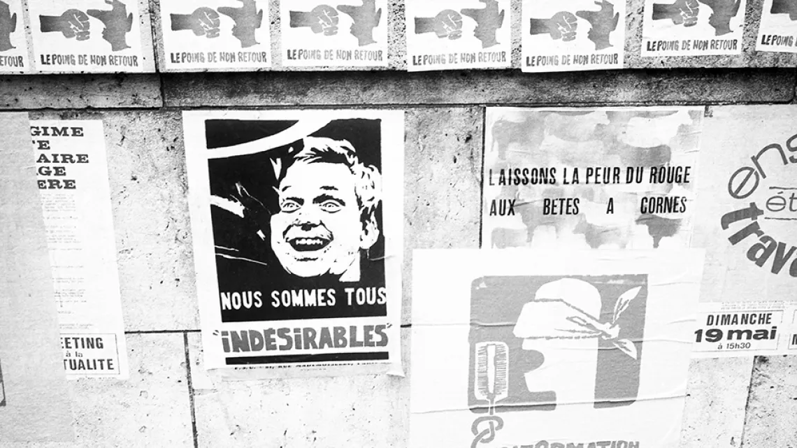 affichage sur murs 