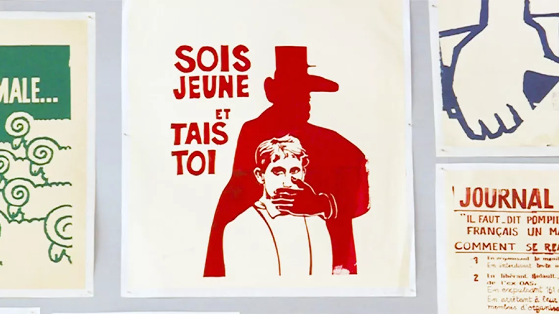 Affiche Sois jeune et tais toi 