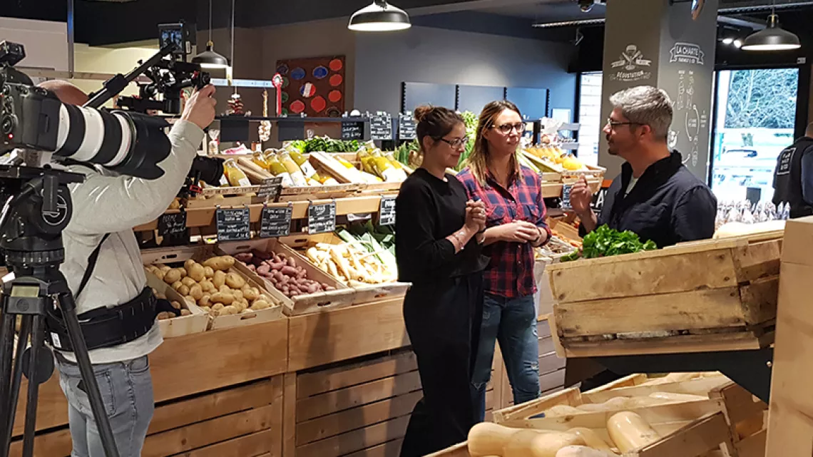 France découvre la magasin de producteurs