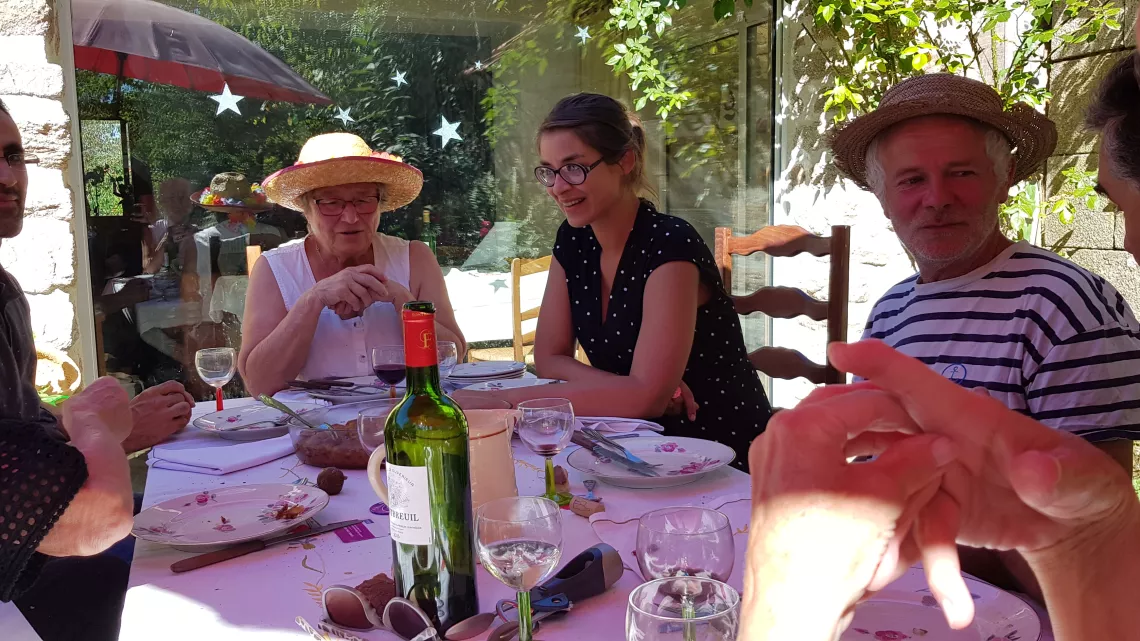 Repas entre amis