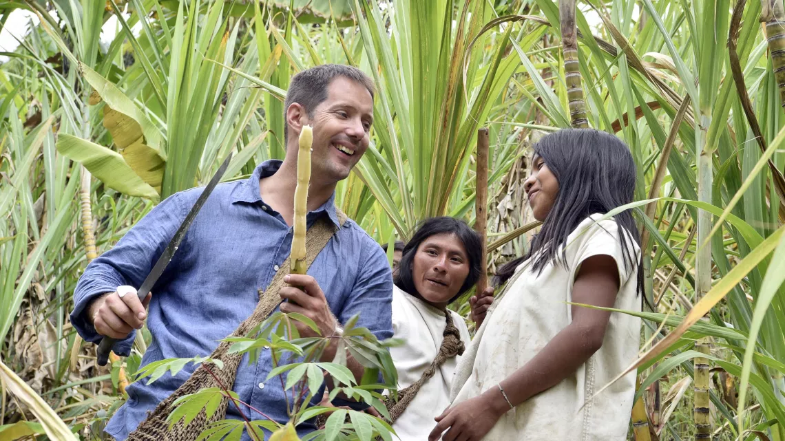 FRÉDÉRIC LOPEZ ET THOMAS PESQUET EN COLOMBIE