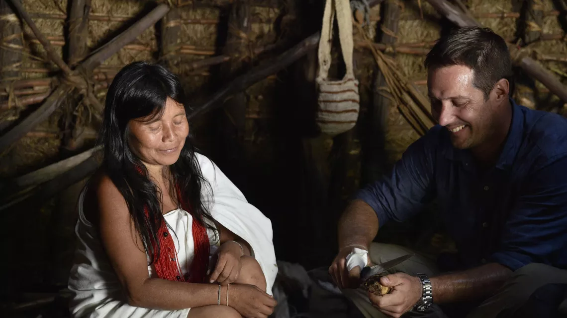 FRÉDÉRIC LOPEZ ET THOMAS PESQUET EN COLOMBIE