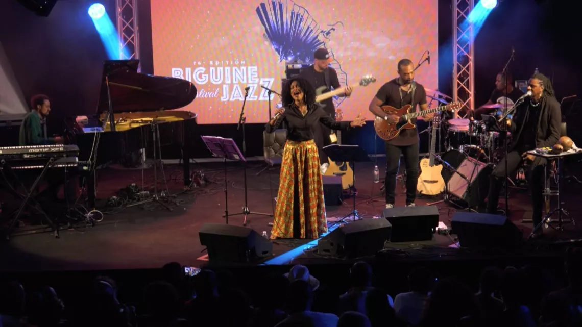 16e édition du Biguine Jazz Festival : concert Tanya Saint-Val au CDST