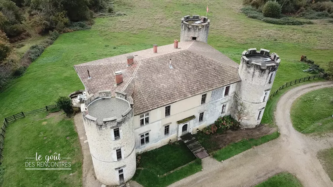 Le château vu du ciel