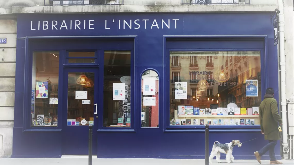 le devant de la librairie @ChristopheNZEZA