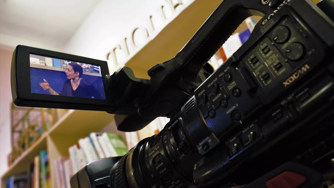 tournage librairie @ChristopheNZEZA