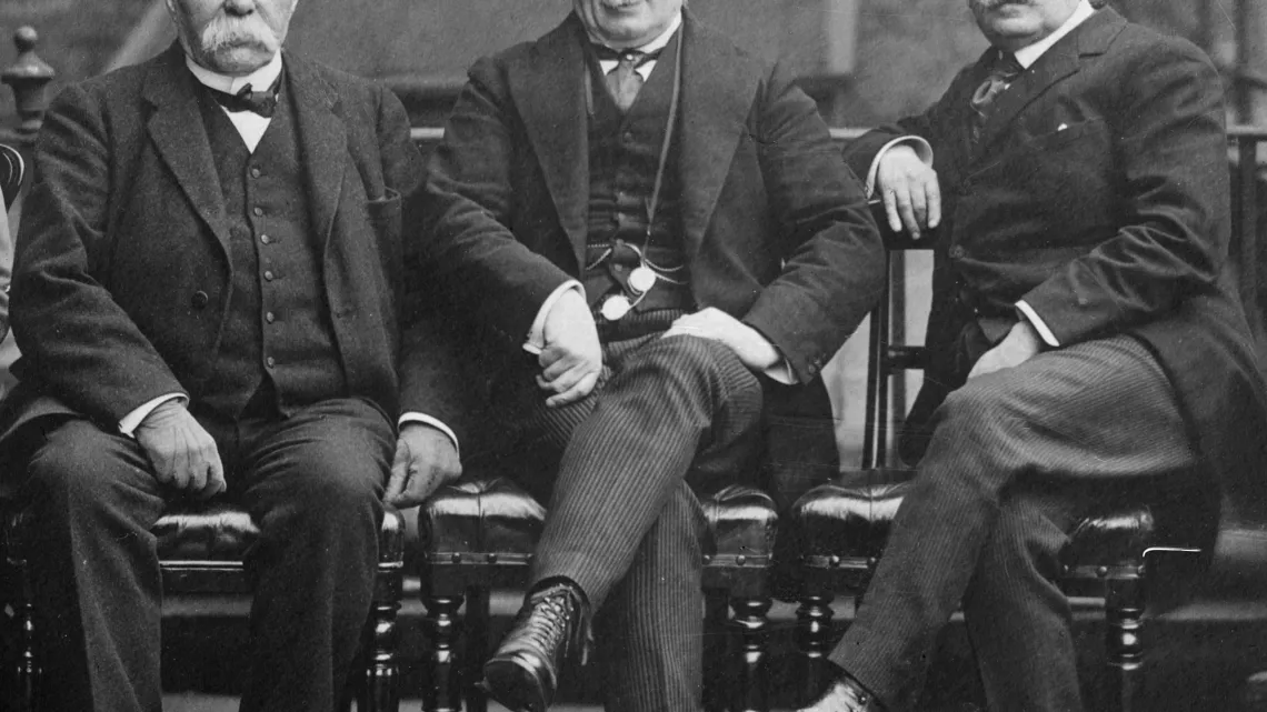 Clemenceau, Lloyd George et Orlando