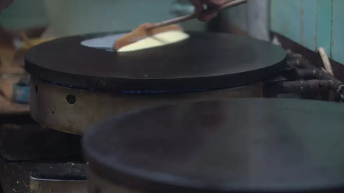 Pâte à étaler sur un bilig