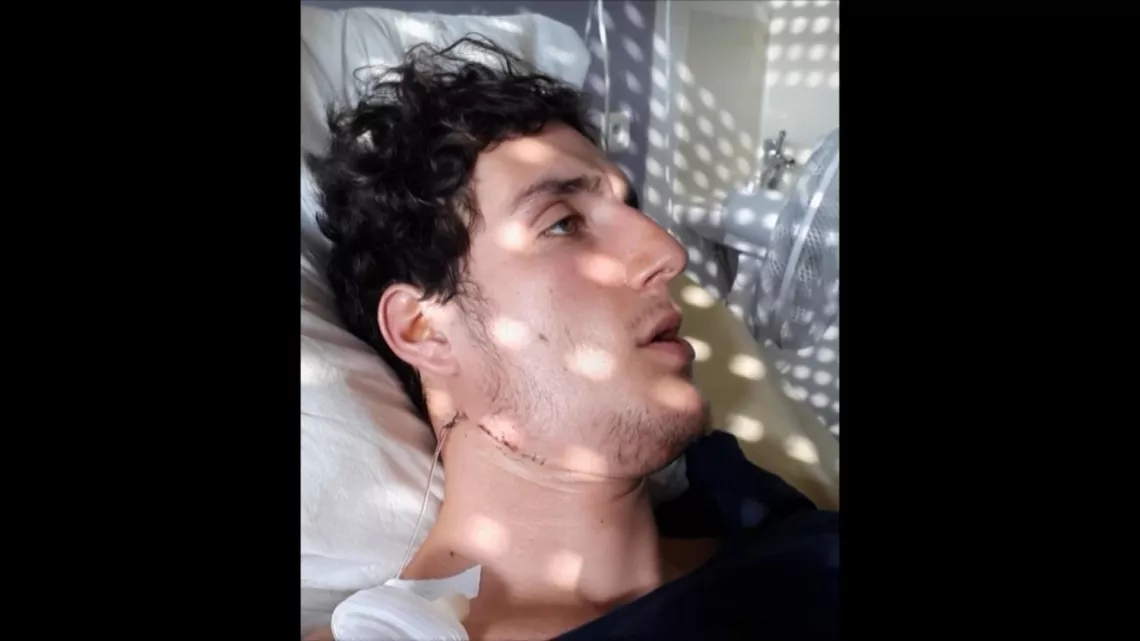 Matteo à l'hôpital