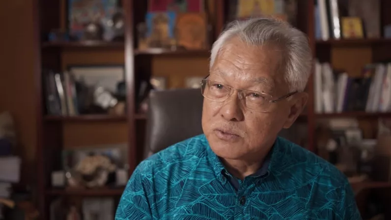 Gaston Tong Sang - maire de Bora Bora 