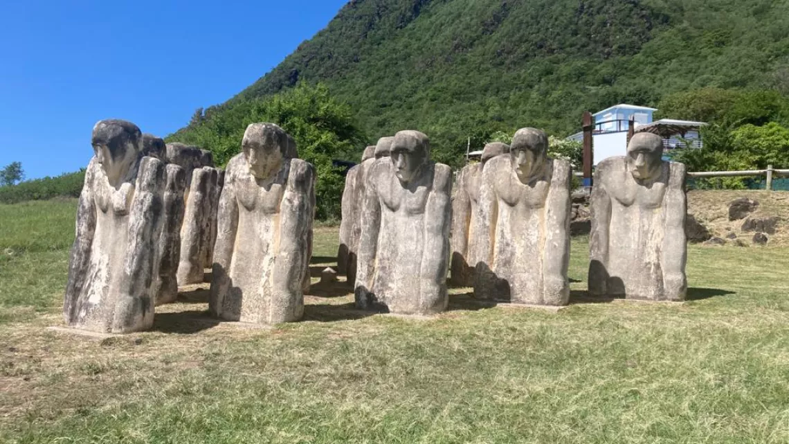 La Belle Harangue : élèves du Lycée Joseph Gaillard au Cap 110 au Diamant