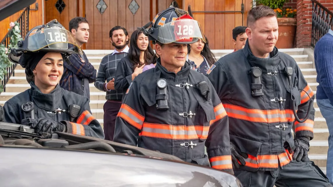 9-1-1 : LONE STAR - Jim Parrack, Natacha Karam, Rob Lowe ©Fox