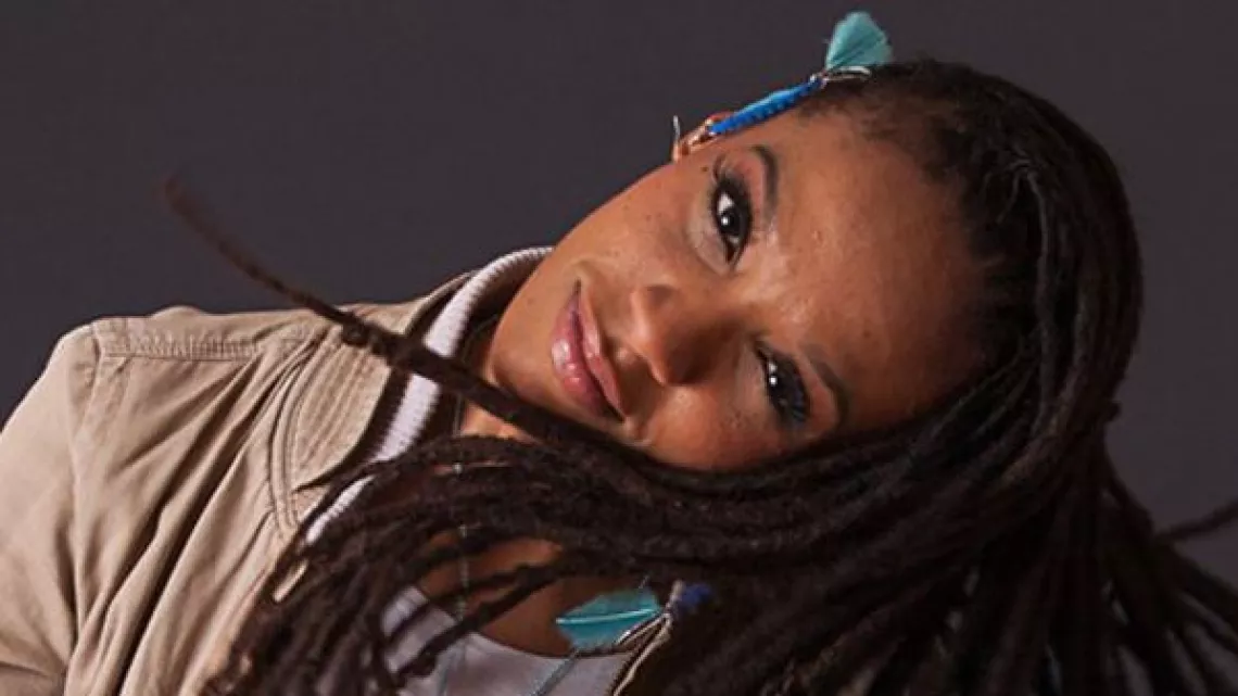 La flûtiste et chanteuse guadeloupéenne Célia Wa • ©Christian Bordey