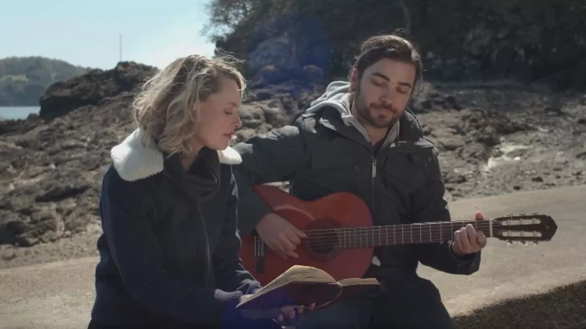 Aurélie Valognes et Antoine Bertrand du groupe Clint is Gone