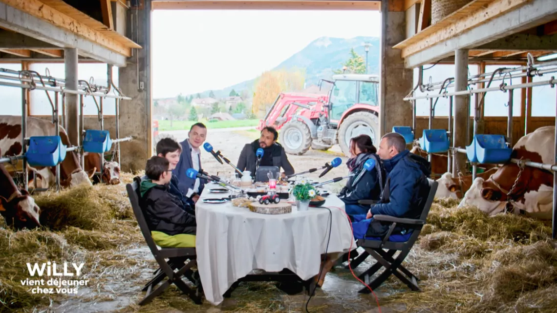 Willy vient déjeuner chez vous déjeuner à la ferme