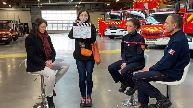 EDR tournage pompiers