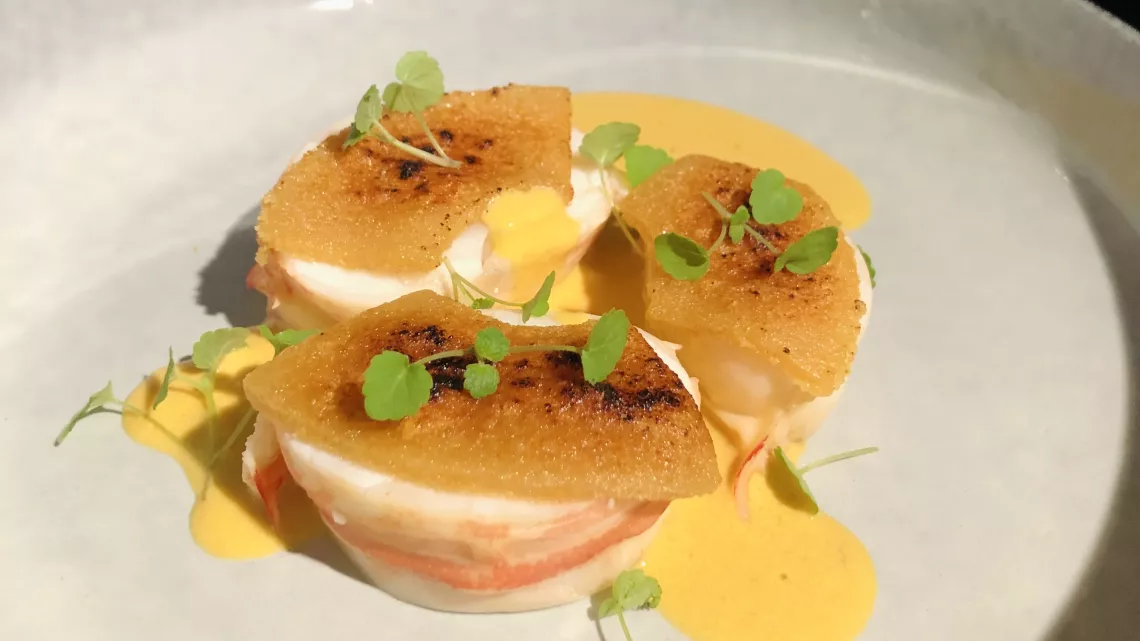 La langouste gratinée - Voyages et délices