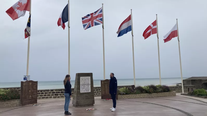 David Gallienne à Courseulles-sur-mer