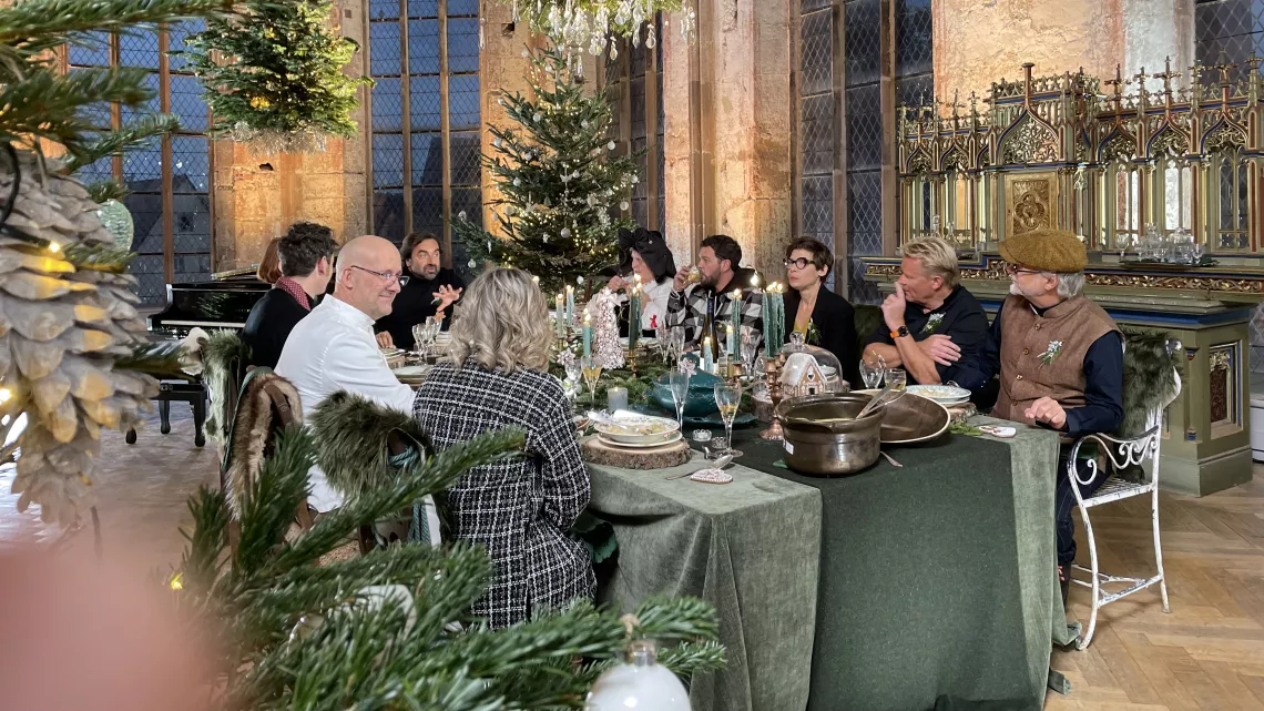 André Manoukian et ses invités à table