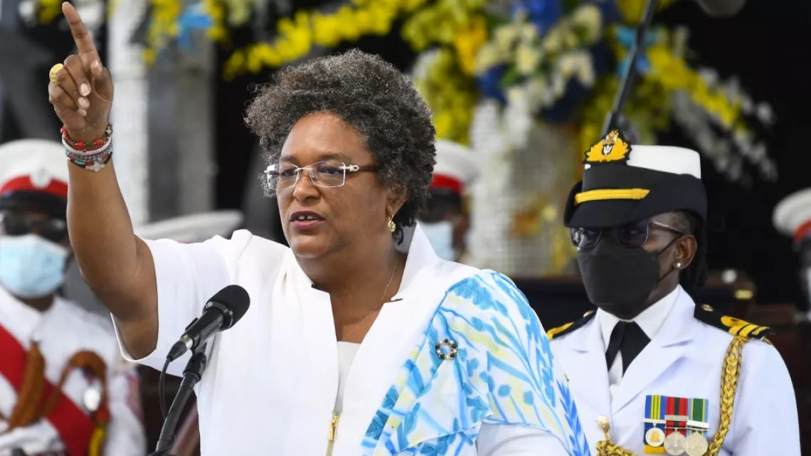 Caraïbes, le mensuel : Mia Mottley