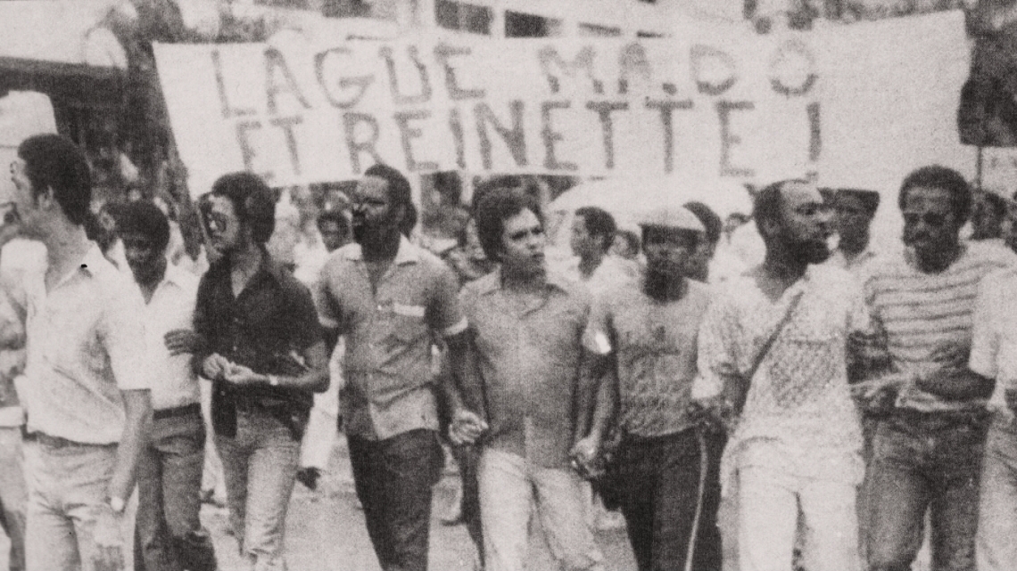 NUITS BLEUES DE GUADELOUPE_Manif pour libération Reinette