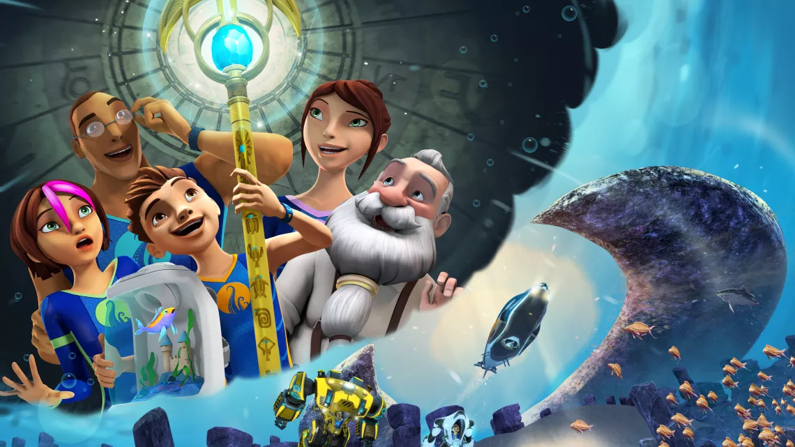 Les Nekton sont une famille d'aventuriers qui vivent dans une base sous-marine à la pointe de la technologie. Ils explorent les fonds des mers et des océans.