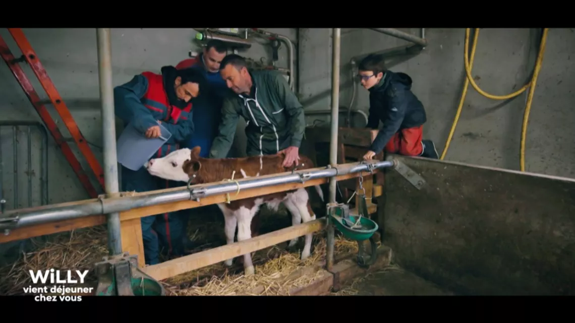 Willy vient déjeuner chez vous travail à la ferme