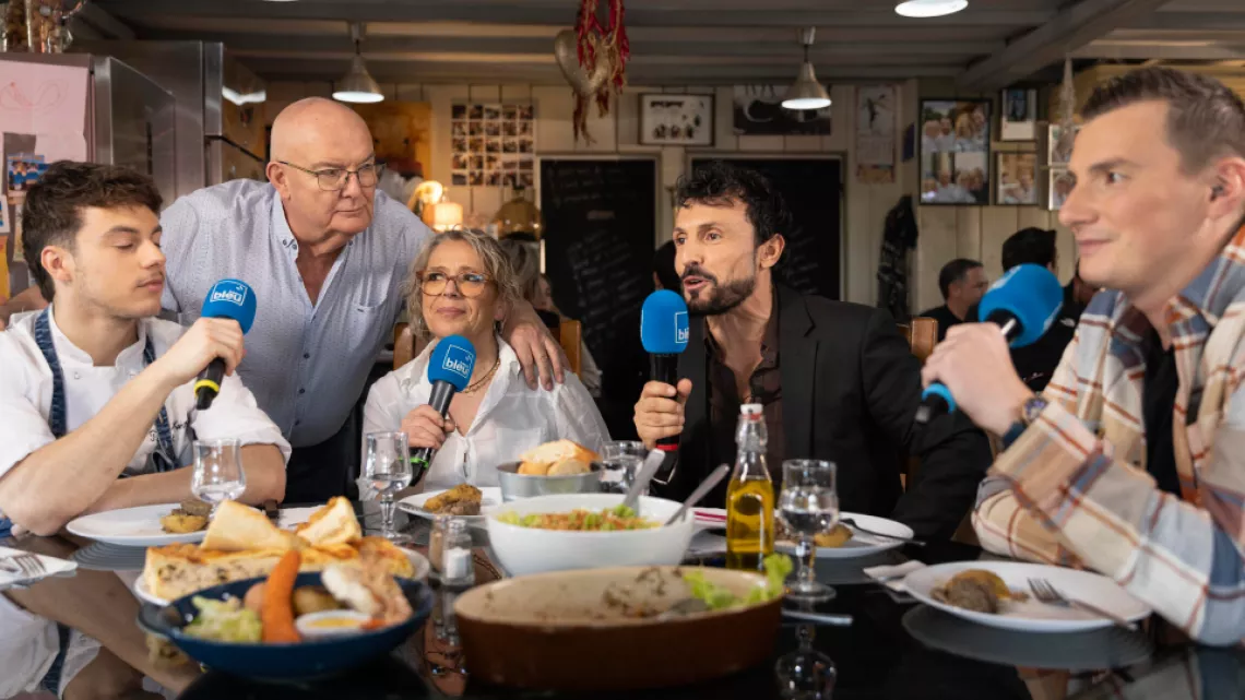 Willy vient déjeuner chez à Pouzilhac dans le Gard