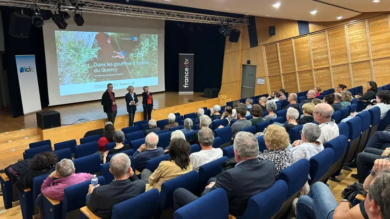 Avant-première du documentaire "Dans les gouffres à fossiles du Quercy" à Toulouse