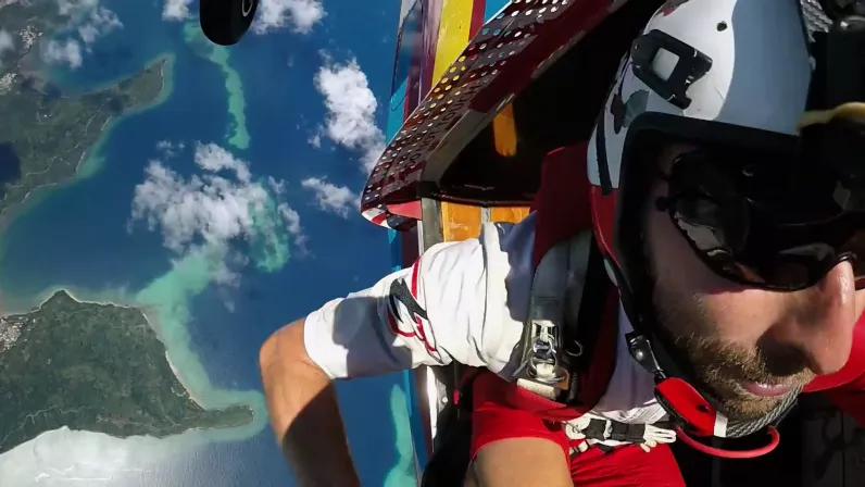 Les voltigeurs du lagon