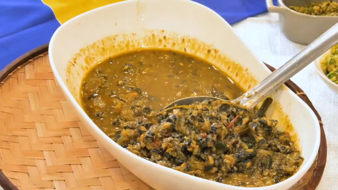 Bouillon coquilles au massalé du Frédéric Rivière du restaurant « La Marmite Péi »