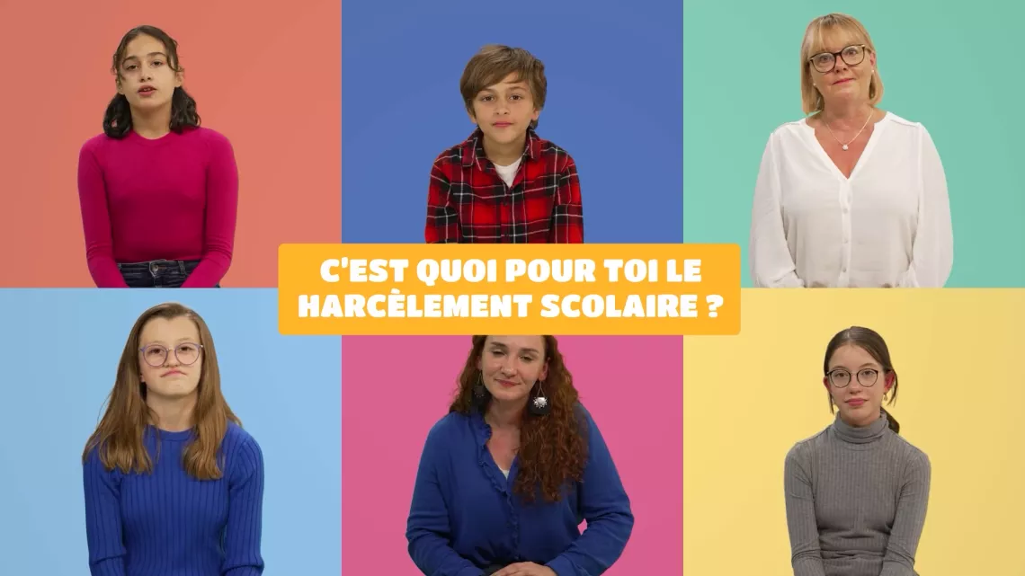 Capture d'écran de l'épisode 1 de "Le harcèlement, on en parle ?"