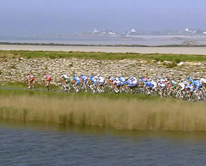 Peloton cycliste Course cycliste
