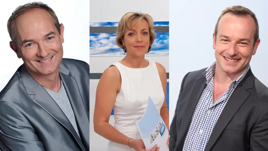Alain Fauritte (France 3 Auvergne Rhône-Alpes), Astrid Servent (France 3 Alsace) et Christophe Zirnhelt (France 3 Nouvelle-Aquitaine) (c) Robin Dupuy / FTV Alain Fauritte (France 3 Auvergne Rhône-Alpes), Astrid Servent (France 3 Alsace) et Christophe Zirnhelt (France 3 Nouvelle-Aquitaine) (c) Robin Dupuy / FTV