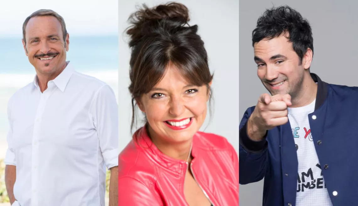 Vincent Ferniot, Carine Teyssandier et Alex Goude - France 3