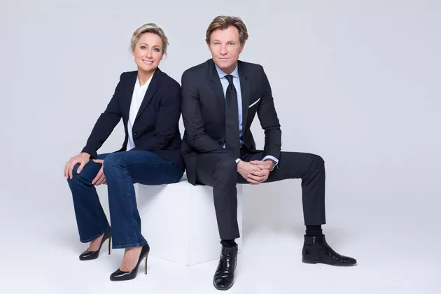 Municipales 2020 : Anne-Sophie Lapix et Laurent Delahousse Municipales 2020 : Anne-Sophie Lapix et Laurent Delahousse