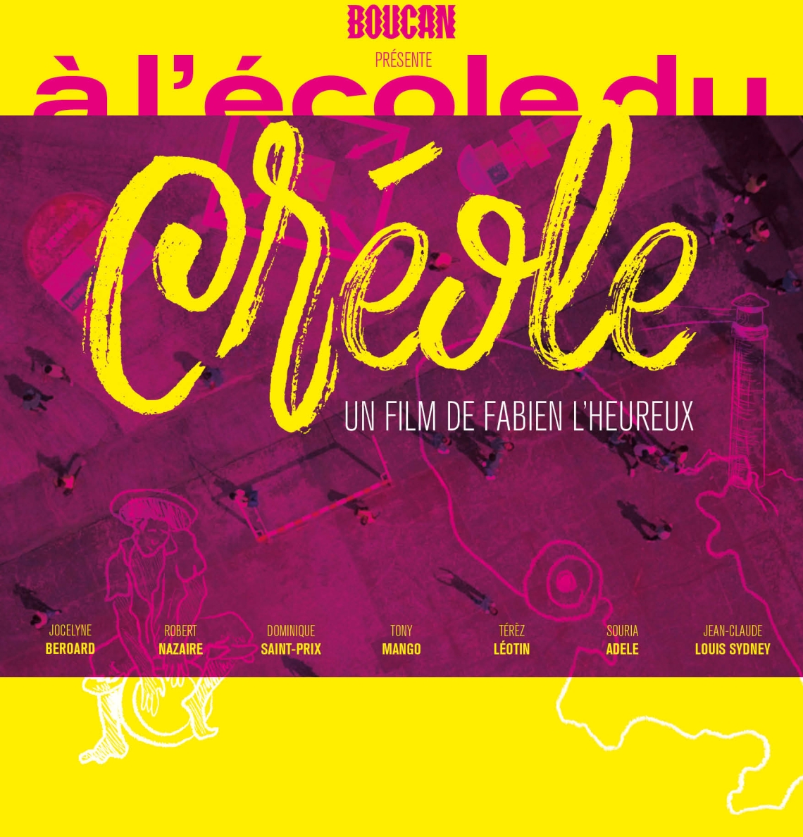 Affiche documentaire "A l'école du créole"