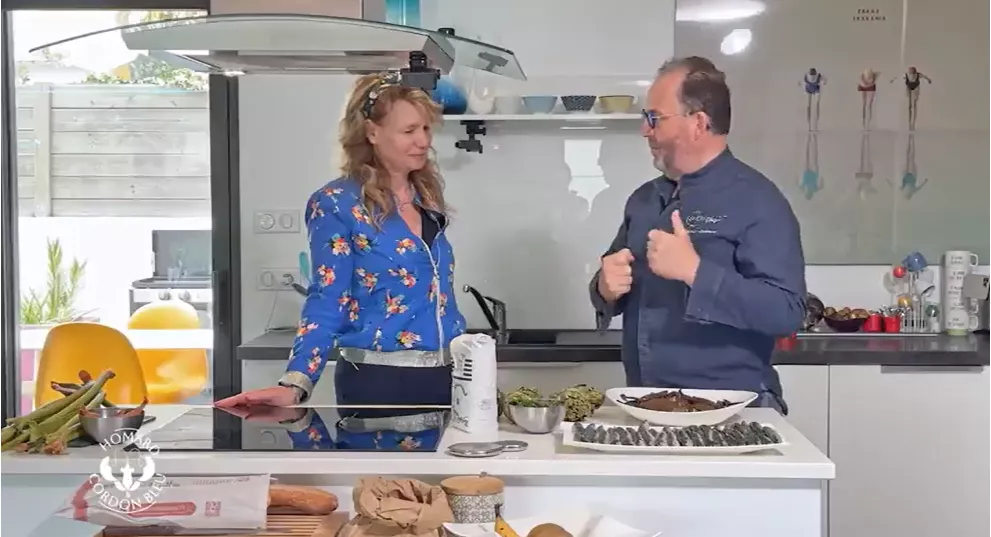 Homrd et cordon bleu : Sophie Talmen et Sylvain Guillemot