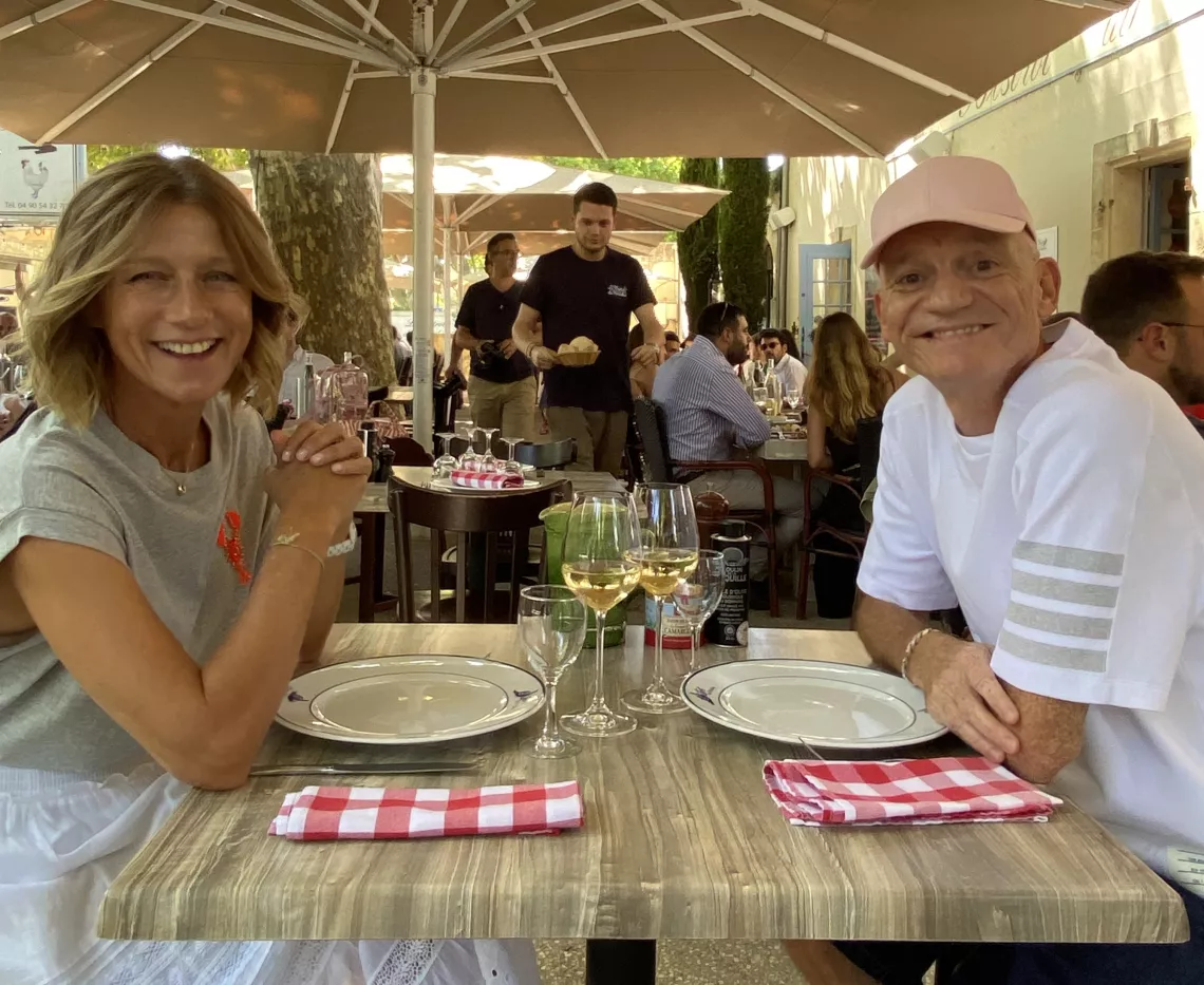 Carole Gaessler et Gaetan Roussel