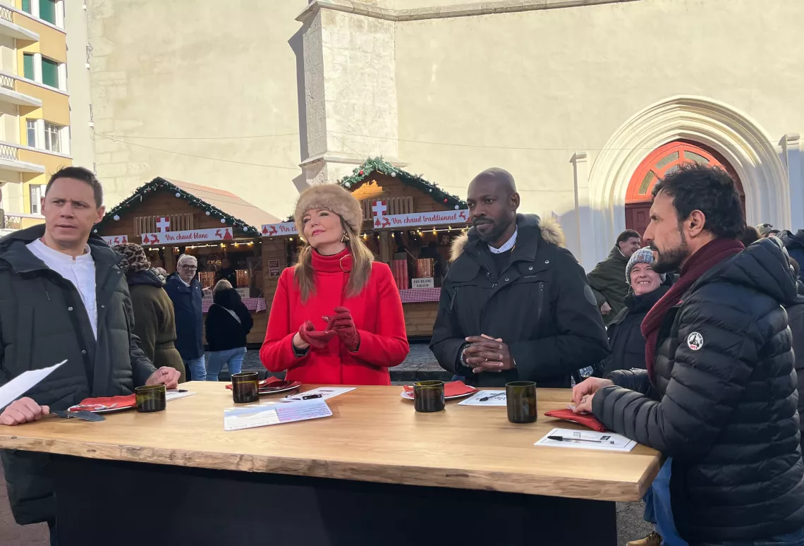 Le meilleur de la bûche - tournage