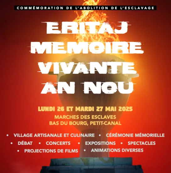 27 mé an péyi la 2025 - Affiche éritaj